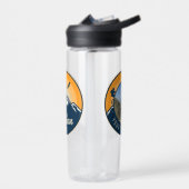 Personalisiertes Mountainbike Fahrrad Trinkflasche (Links)