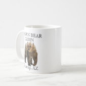 Personalisiertes Mountainbikeverleih Kaffeetasse (Vorderseite Links)