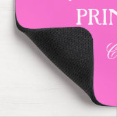 Personalisiertes Mousepad der Prinzessin in rosa m (Ecke)