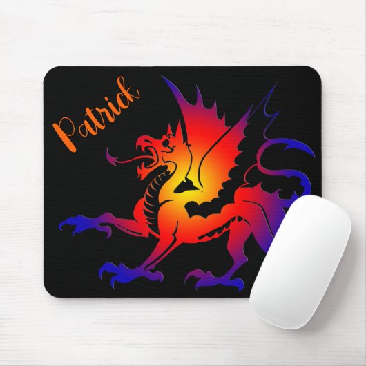 Personalisiertes Mousepad für Stammfarbdrache (Mit Mouse)