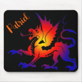 Personalisiertes Mousepad für Stammfarbdrache (Vorne)