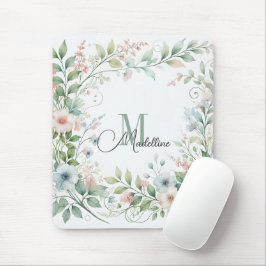 Personalisiertes Mousepad mit wilden Blume | Urspr