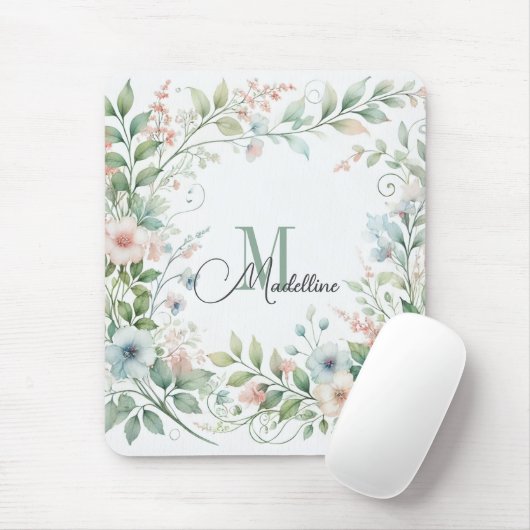 Personalisiertes Mousepad mit wilden Blume | Urspr (Mit Mouse)