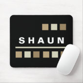 Personalisiertes Mousepads - Schwarzes (Mit Mouse)