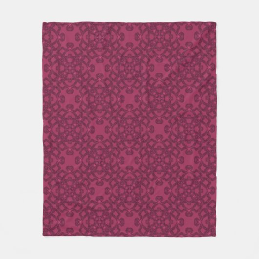 Personalisiertes Mulberry-Muster Fleecedecke (Vorderseite)