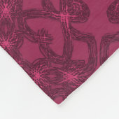 Personalisiertes Mulberry-Muster Fleecedecke (Ecke)