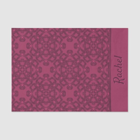 Personalisiertes Mulberry-Muster Seidenpapier (Vorderseite)
