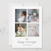 Personalisiertes Multi-Foto Collage Weihnachten (Vorderseite)