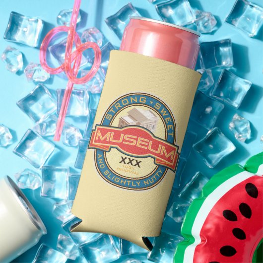 Personalisiertes Museum Lover's Seltzer Can Cooler Selters Dosenkühler (In Situ Sommer)