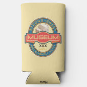 Personalisiertes Museum Lover's Seltzer Can Cooler Selters Dosenkühler (Rückseite)