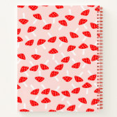 Personalisiertes Mushroom-Notebook Notizblock (Rückseite)