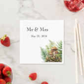 Personalisiertes Mushroom Paper Napkins Serviette (Beispiel)