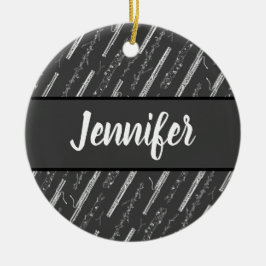 Personalisiertes Musikgeschenk für Bassoon Player Keramik Ornament