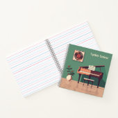 Personalisiertes Musikinstrument Notizblock (Innenseite)