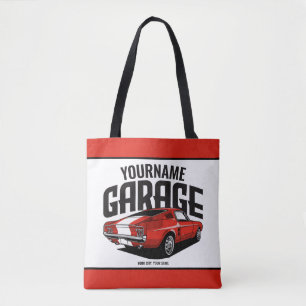 Personalisiertes Muskelwagen 1967 Garage Tasche