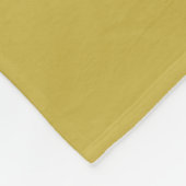 Personalisiertes Mustard Yellow Pattern Fleecedecke (Ecke)