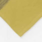 Personalisiertes Mustard Yellow Pattern Fleecedecke (Ecke)