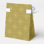 Personalisiertes Mustard Yellow Pattern Geschenkschachtel (Rückseite)