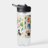 Personalisiertes Muster des Jungle Pastell Leaf Trinkflasche (Rechts)