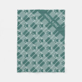 Personalisiertes Muster Druckmuster Dog-Deckeln Fleecedecke (Vorderseite)