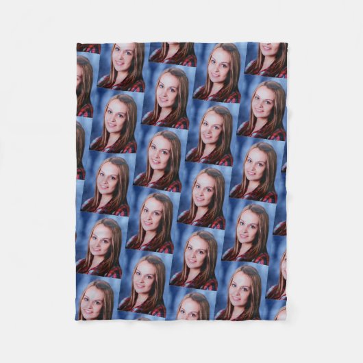 Personalisiertes Muster für benutzerdefinierte Fot Fleecedecke (Vorderseite)