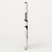 Personalisiertes Muster für Feder und Holz Case-Mate iPhone Hülle (Hinten/Rechts)