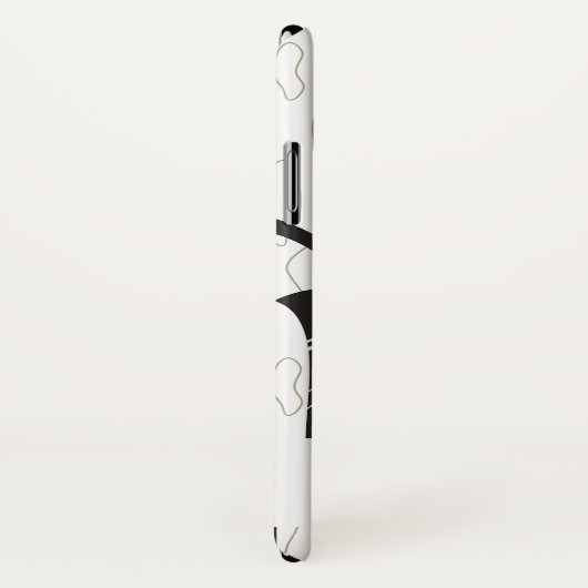 Personalisiertes Muster für Feder und Holz Case-Mate iPhone Hülle (Hinten/Rechts)