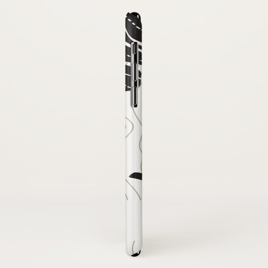 Personalisiertes Muster für Feder und Holz Case-Mate iPhone Hülle (Hinten/Links)