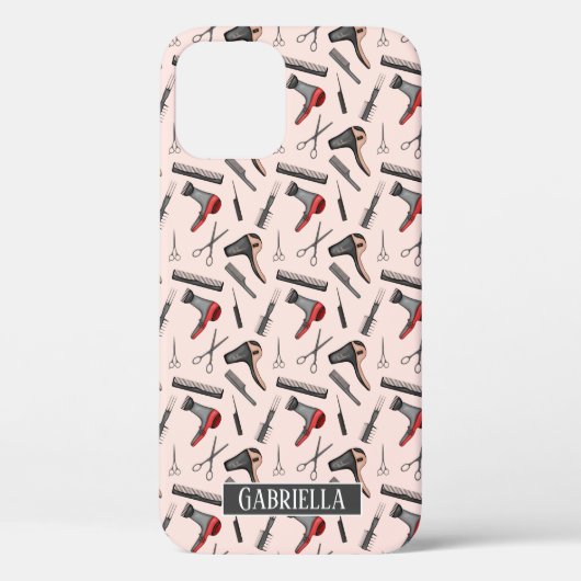 Personalisiertes Muster für Haarstühle Case-Mate iPhone Hülle (Rückseite)