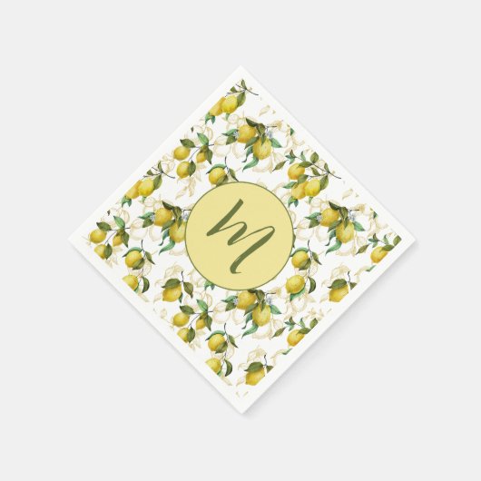 Personalisiertes Muster für Wasserfarben Serviette (Ecke)