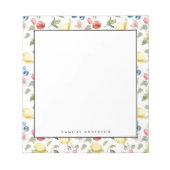 Personalisiertes Muster für Wasserfarben und Berri Notizblock (Vorderseite)