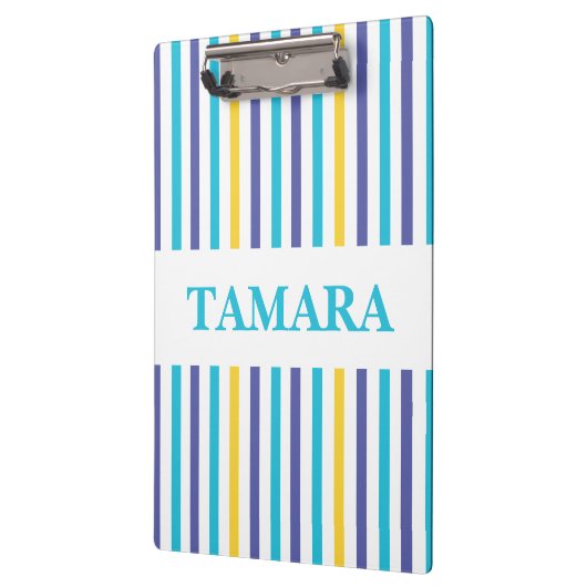 Personalisiertes Muster Klemmbrett (Links)