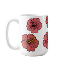 Personalisiertes Muster tropischer Hibiskus