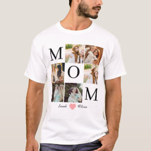 personalisiertes Mutterbild Mutterschaftstagsgesch T-Shirt