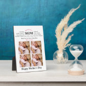 Personalisiertes Muttergeschenk Fotoplatte (Seite)