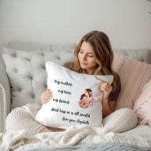 Personalisiertes Muttertags-Mom-Hug-Wurfkissen