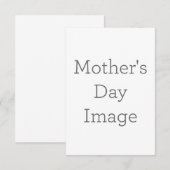 8.89 cm x 12.7 cm Flache Dankeskarte (Vorne/Hinten)