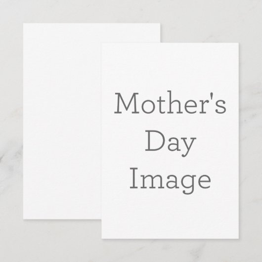 8.89 cm x 12.7 cm Flache Dankeskarte (Vorne/Hinten)