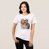 personalisiertes Muttertagsfoto Tri-Blend Shirt (Vorderseite voll)