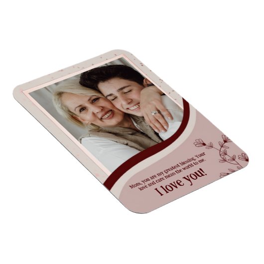 Personalisiertes Muttertagsgeschenk Benutzerdefini Magnet (Rechte Seite)