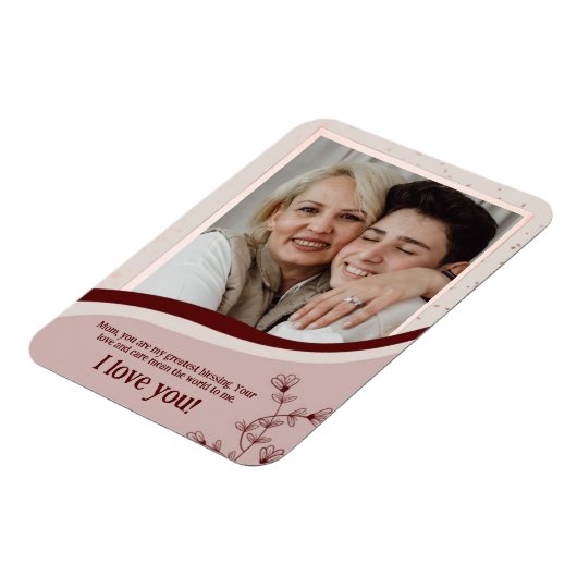 Personalisiertes Muttertagsgeschenk Benutzerdefini Magnet (Linke Seite)