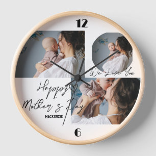 Personalisiertes Muttertagsgeschenk, dreiteiliges  Uhr