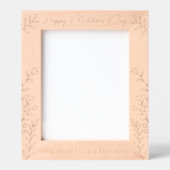 Personalisiertes Muttertagsgeschenk für Mama Geätzte Rahmen (Vorderseite)