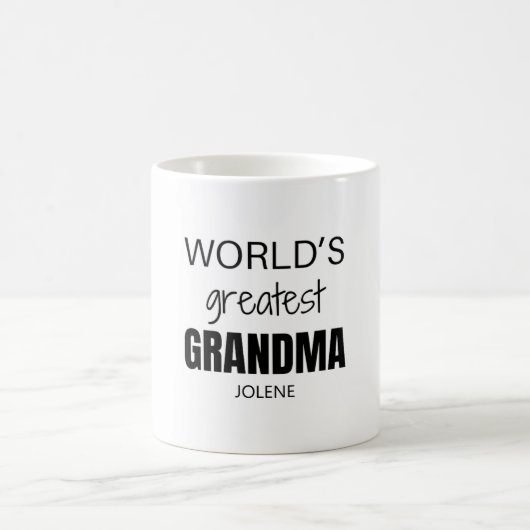 Personalisiertes Muttertagsgeschenk für Oma Kaffeetasse (Mittel)
