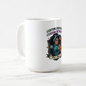 Personalisiertes Muttertagsgeschenk – Süße Familie Kaffeetasse (Vorderseite Links)