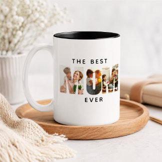 Personalisiertes Muttertagsgeschenk Zweifarbige Tasse