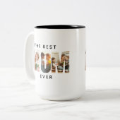 Personalisiertes Muttertagsgeschenk Zweifarbige Tasse (Vorderseite Links)