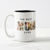 Personalisiertes Muttertagsgeschenk Zweifarbige Tasse (Links)