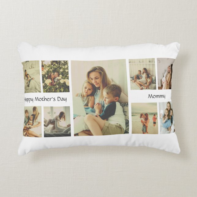 Personalisiertes Muttertagskissen für Mama Dekokissen (Vorderseite)
