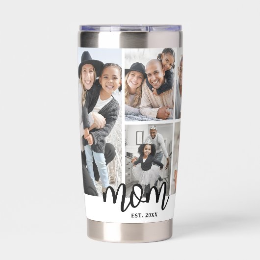 Personalisiertes Mutti-Foto Mutter Thermobecher (Vorderseite)